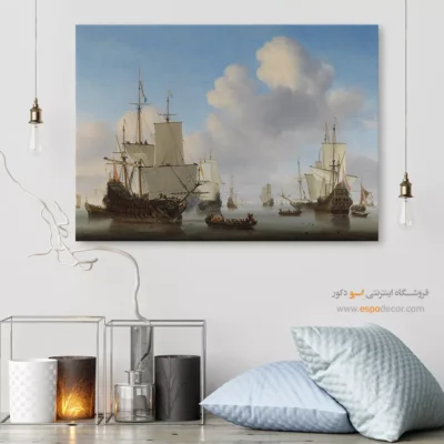 تابلو نقاشی کشتی - اسپو دکور