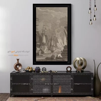 تابلو نقاشی کشتی - اسپو دکور