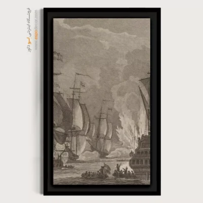 تابلو نقاشی کشتی - اسپو دکور