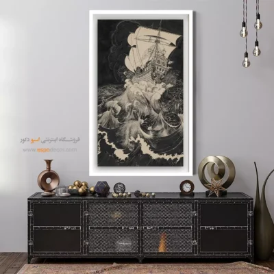 تابلو نقاشی کشتی - اسپو دکور