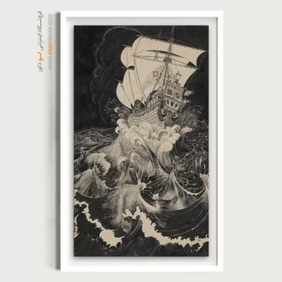 تابلو نقاشی کشتی - اسپو دکور