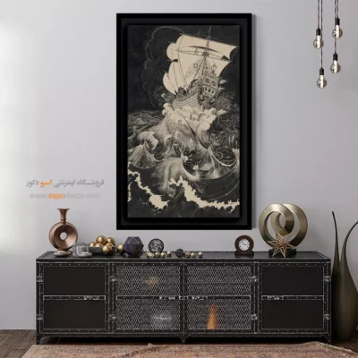 تابلو نقاشی کشتی - اسپو دکور