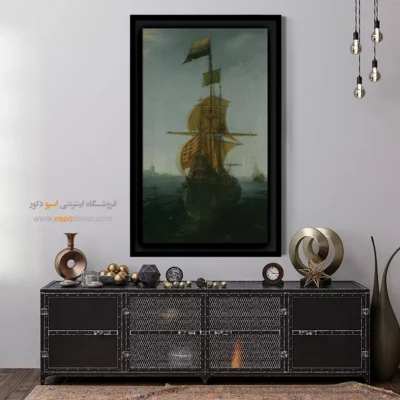 تابلو نقاشی کشتی - اسپو دکور