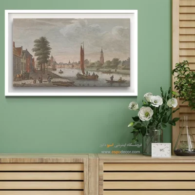 تابلو نقاشی کشتی - اسپو دکور