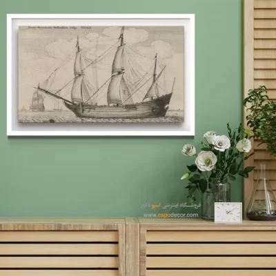 تابلو نقاشی کشتی - اسپو دکور