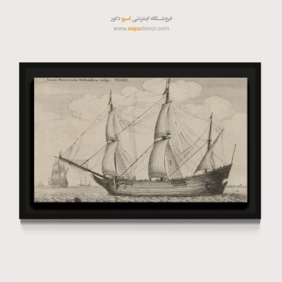 تابلو نقاشی کشتی - اسپو دکور