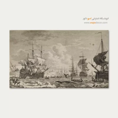 تابلو نقاشی کشتی - اسپو دکور