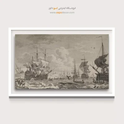 تابلو نقاشی کشتی - اسپو دکور