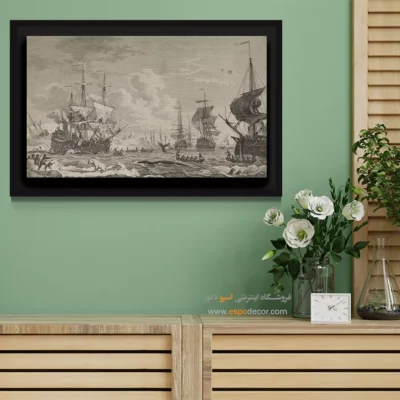 تابلو نقاشی کشتی - اسپو دکور