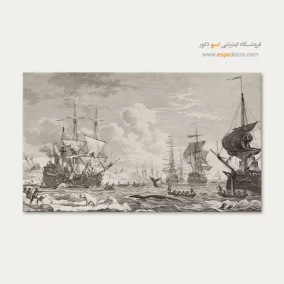 تابلو نقاشی کشتی - اسپو دکور