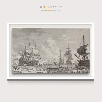 تابلو نقاشی کشتی - اسپو دکور