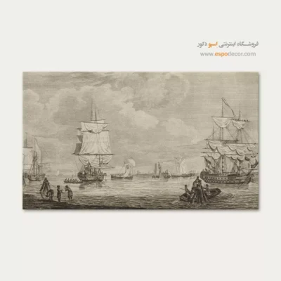 تابلو نقاشی کشتی - اسپو دکور