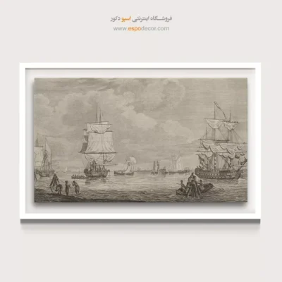 تابلو نقاشی کشتی - اسپو دکور
