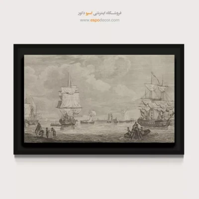 تابلو نقاشی کشتی - اسپو دکور
