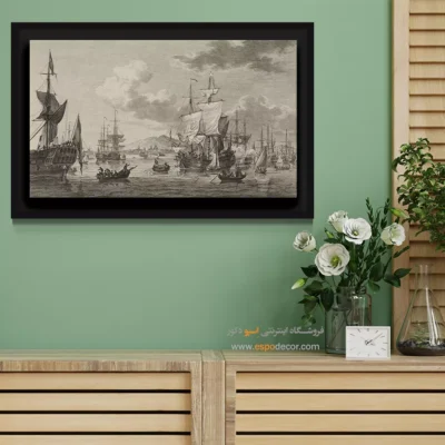 تابلو نقاشی کشتی - اسپو دکور