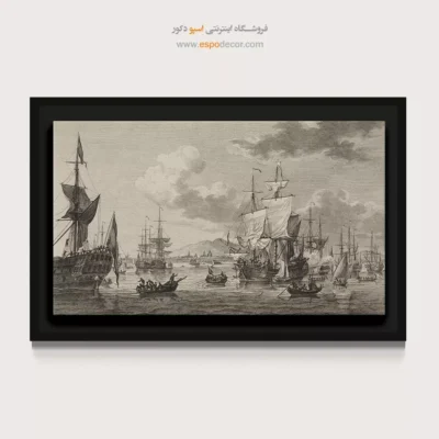 تابلو نقاشی کشتی - اسپو دکور