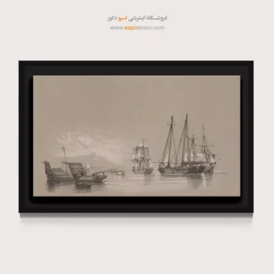 تابلو نقاشی کشتی - اسپو دکور
