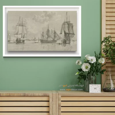 تابلو نقاشی کشتی - اسپو دکور
