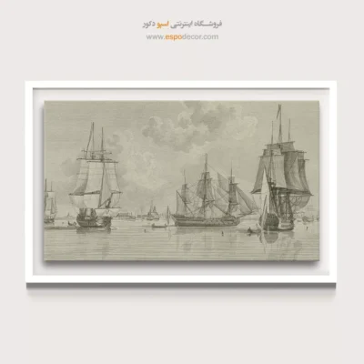 تابلو نقاشی کشتی - اسپو دکور