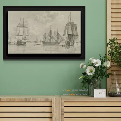 تابلو نقاشی کشتی - اسپو دکور
