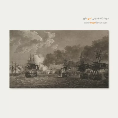 تابلو نقاشی کشتی - اسپو دکور