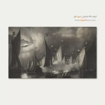 تابلو نقاشی کشتی - اسپو دکور
