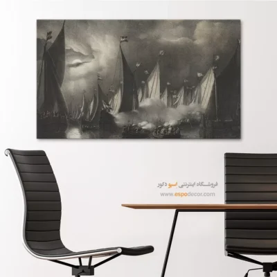 تابلو نقاشی کشتی - اسپو دکور