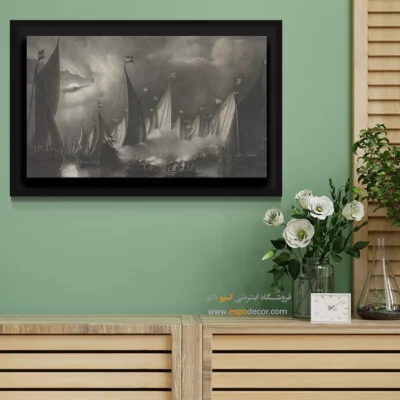 تابلو نقاشی کشتی - اسپو دکور