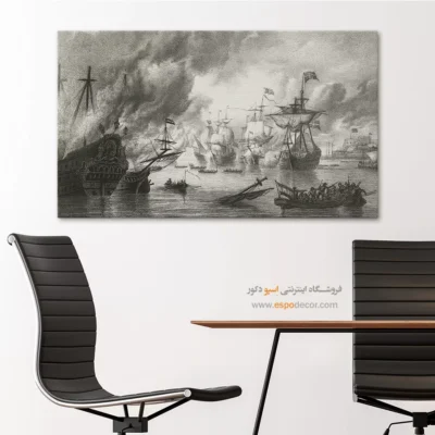 تابلو نقاشی کشتی - اسپو دکور