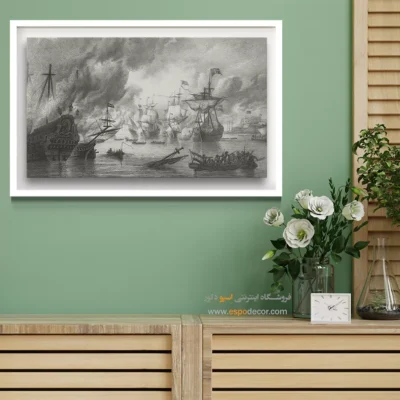 تابلو نقاشی کشتی - اسپو دکور