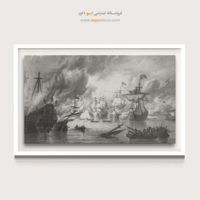تابلو نقاشی کشتی - اسپو دکور