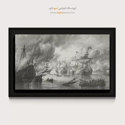 تابلو نقاشی کشتی - اسپو دکور