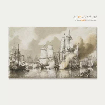 تابلو نقاشی کشتی - اسپو دکور