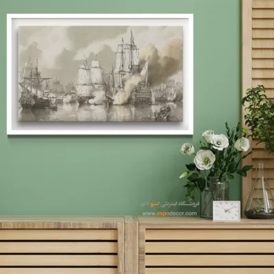تابلو نقاشی کشتی - اسپو دکور
