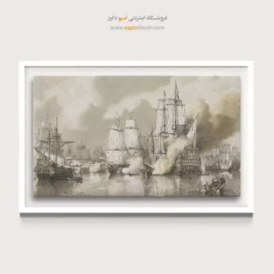 تابلو نقاشی کشتی - اسپو دکور