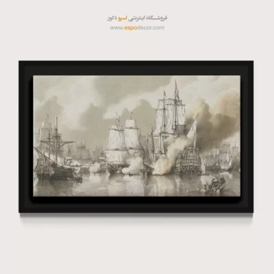 تابلو نقاشی کشتی - اسپو دکور