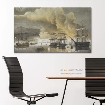 تابلو نقاشی کشتی - اسپو دکور