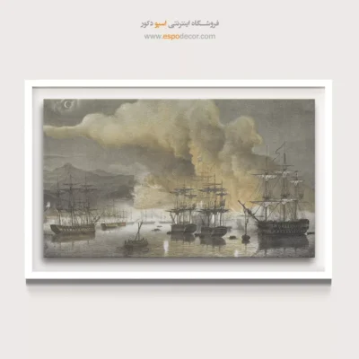 تابلو نقاشی کشتی - اسپو دکور
