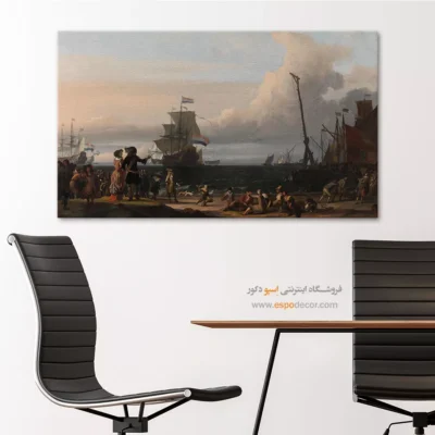 تابلو نقاشی کشتی - اسپو دکور