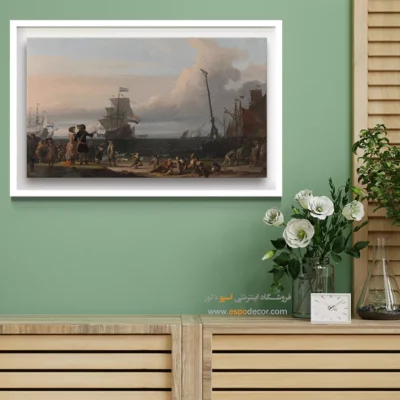 تابلو نقاشی کشتی - اسپو دکور