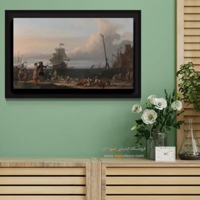 تابلو نقاشی کشتی - اسپو دکور