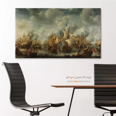 تابلو نقاشی کشتی - اسپو دکور