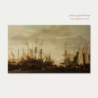 تابلو نقاشی کشتی - اسپو دکور