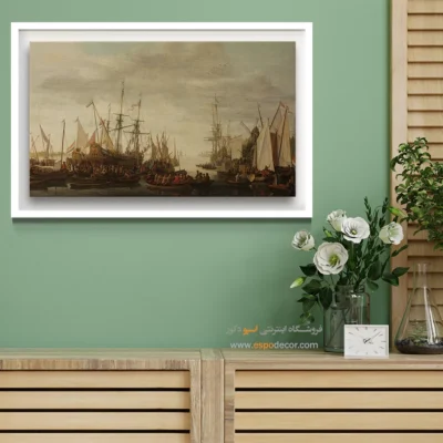 تابلو نقاشی کشتی - اسپو دکور