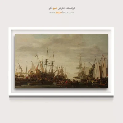 تابلو نقاشی کشتی - اسپو دکور