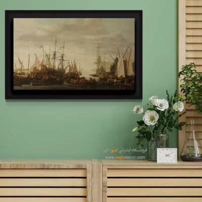 تابلو نقاشی کشتی - اسپو دکور