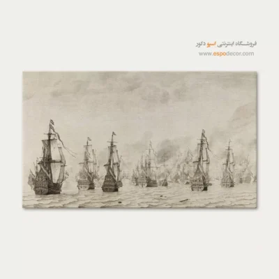 تابلو نقاشی کشتی - اسپو دکور