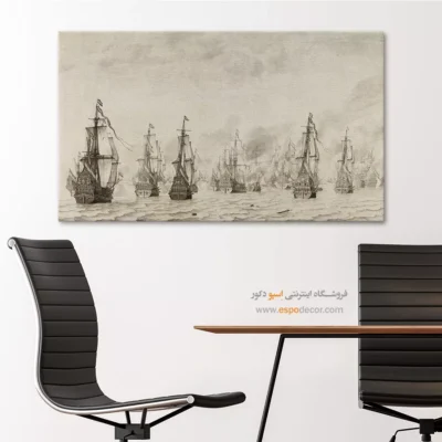 تابلو نقاشی کشتی - اسپو دکور