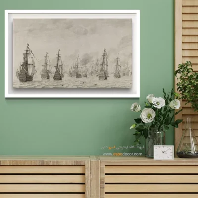 تابلو نقاشی کشتی - اسپو دکور
