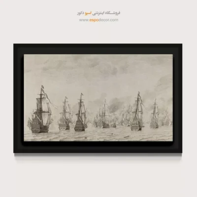 تابلو نقاشی کشتی - اسپو دکور